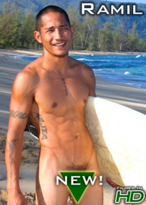 IslandStuds nude surfer Ramil ripped muscular beach body strips naked surfboard straight young man bush dick hair 002 tube download torrent gallery photo 214x300 - CockSure Men: Shay Michaels and John Magnum‏