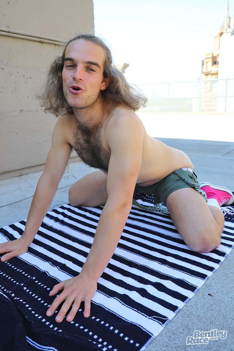 Long haired young Aussie stud Reece Anderson strips naked outdoors stroking huge uncut cock 11 gay porn pics - Long haired young Aussie stud Reece Anderson’s strips naked outdoors stroking his huge uncut cock