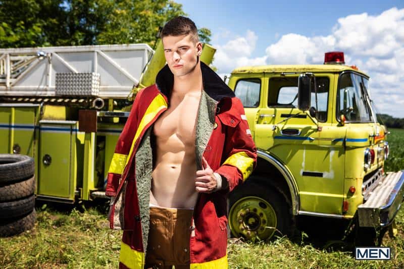 Firefighters Skyy Knox hot holes double fucked muscled hunks William Seed Malik Delgaty huge dicks 5 gay porn pics - Firefighters Skyy Knox’s hot holes double fucked by muscled hunks William Seed and Malik Delgaty’s huge dicks
