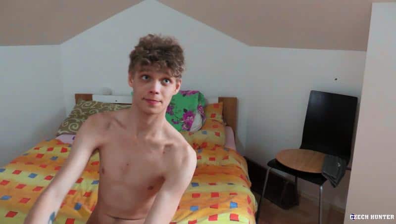 Hottie curly haired young guy sucked thick uncut dick first time I fucked virgin ass Czech Hunter 606 0 gay porn pics - Hottie curly haired young guy sucked my thick uncut dick first time then I fucked his virgin ass at Czech Hunter 606