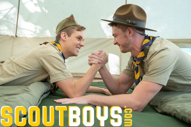 Horny gay boy scouts Cole Blue massive 9 inch dick bareback hottie young dude Jack Bailey ass hole 3 gay porn pics 1 - Horny gay boy scouts Cole Blue’s massive 9 inch dick bareback hottie young dude Jack Bailey’s ass hole