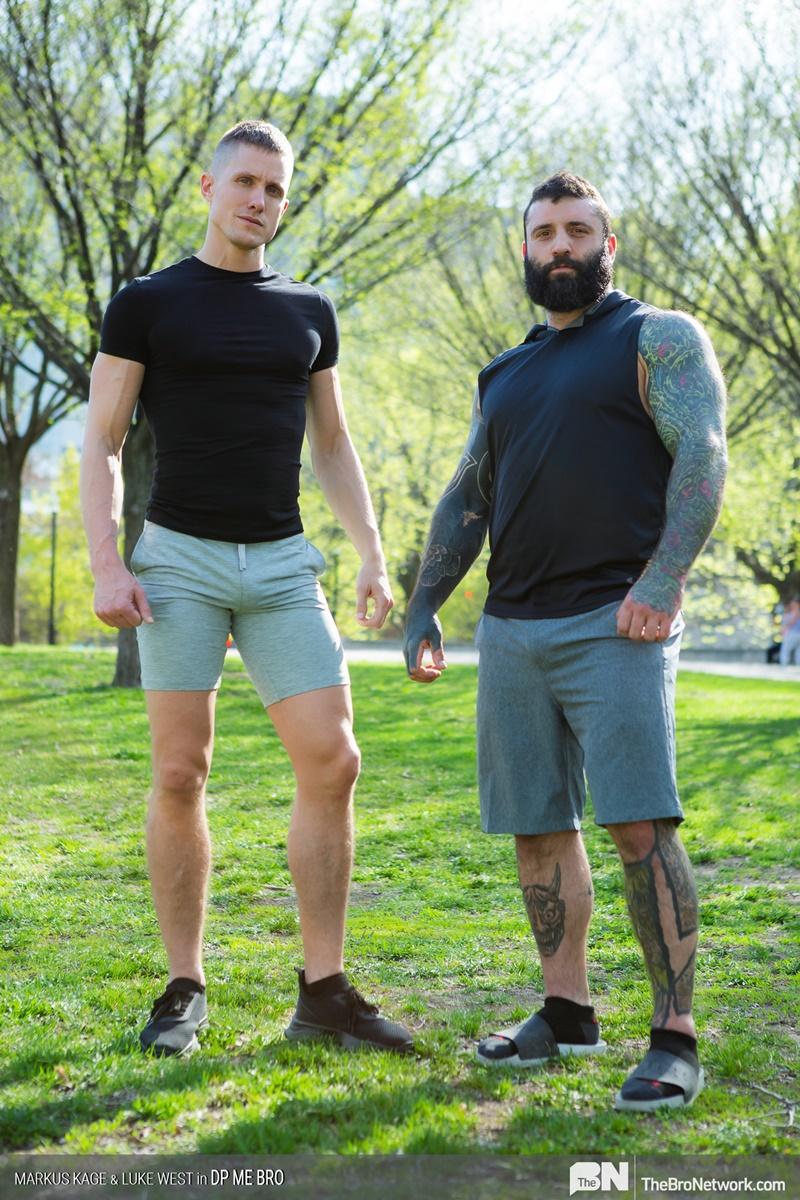 Sexy ripped young muscle stud Luke West bubble butt raw fucked bearded bear Markus Kage 12 gay porn pics - Sexy ripped young muscle stud Luke West’s bubble butt raw fucked by bearded bear Markus Kage