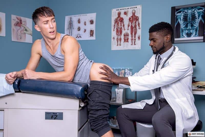 Hottie young intern Isaac Parker hot asshole raw fucked doctor Devin Trez huge black dick 7 gay porn pics - Hottie young intern Isaac Parker’s hot asshole raw fucked by doctor Devin Trez’s huge black dick